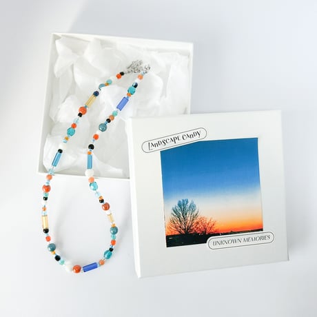 Landscape Candy Necklace / Winter Sunset