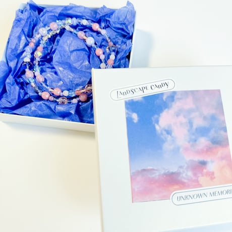 Landscape Candy Necklace / Pink Sky