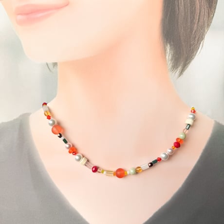 Landscape Candy Necklace / Fruits Sand