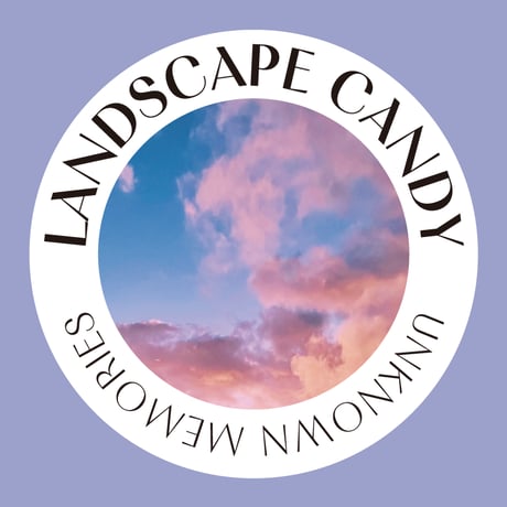 Landscape Candy Necklace / Pink Sky