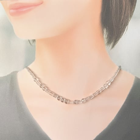 Silent Message  Necklace / Morse Code  "Love You"