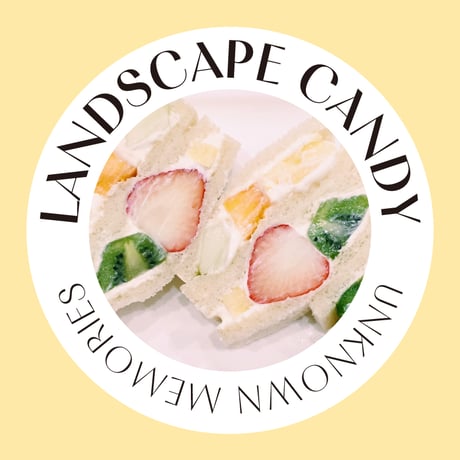Landscape Candy Necklace / Fruits Sand