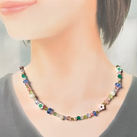Landscape Candy Necklace /Botanical Garden