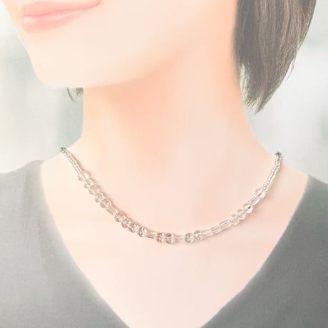 Silent Message  Necklace / Morse Code  "Self Love"