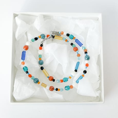 Landscape Candy Necklace / Winter Sunset