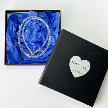 Silent Message  Necklace / Morse Code  "Love You"