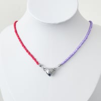 Magnet Necklace "Half & Half, Full of Love"