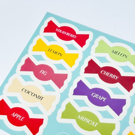 Fruits Candy Stickers