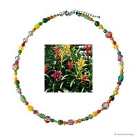 Landscape Candy Necklace / Tropical flowers