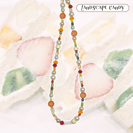 Landscape Candy Necklace / Fruits Sand