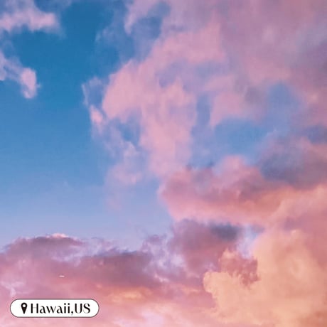 Landscape Candy Necklace / Pink Sky