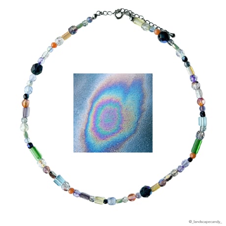 Landscape Candy Necklace / Oil Slick