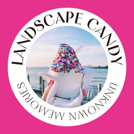 Landscape Candy Necklace / Sprinkle Ice Cream