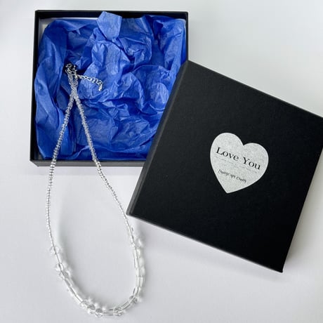 Silent Message  Necklace / Morse Code  "Love You"