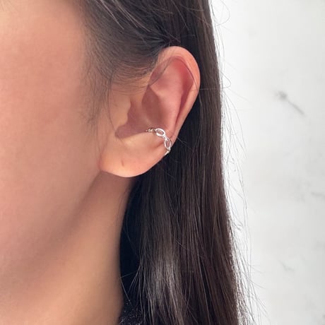 Chain design earcuff / silver925