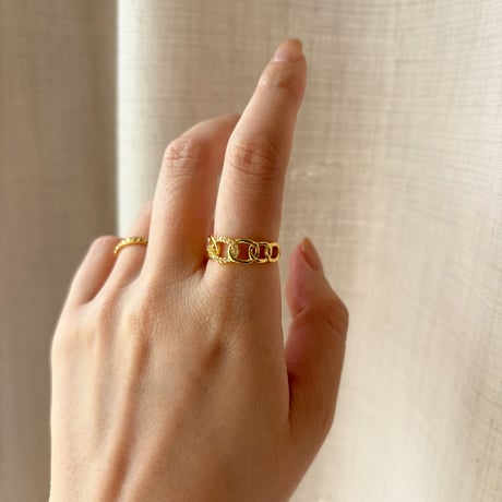 chain Design Ring / stainless