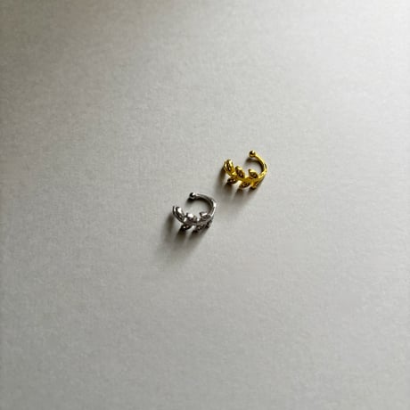 Leaf design earcuff / silver925