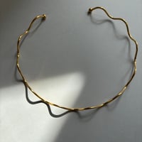 Wave necklace / stainless
