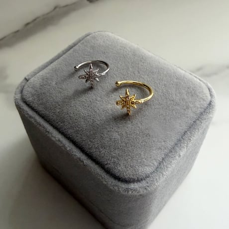 Luminastar earcuff / stainless