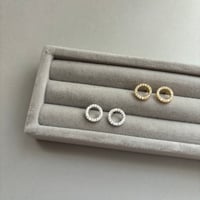 Circle pierce / silver925
