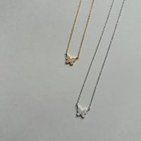 Butterfly motif Necklace/ silver925