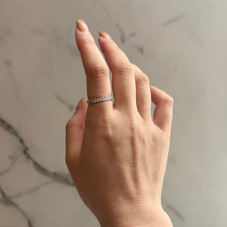 Bijou × Ball design ring / stainless