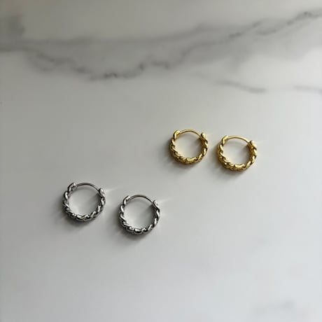 Catchless chain hoop pierce / stainless