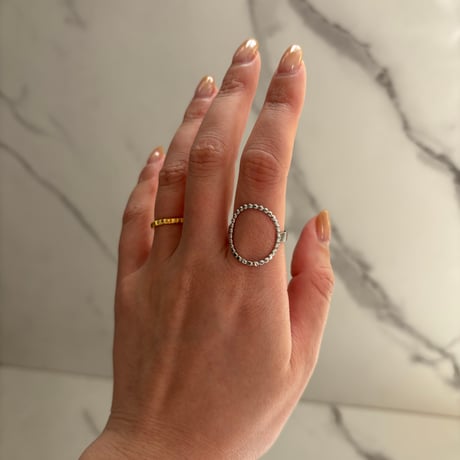 Round design ring / stainless
