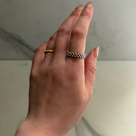 Bowl motif ring / silver925