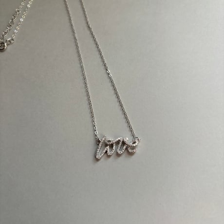 Love necklace / silver925