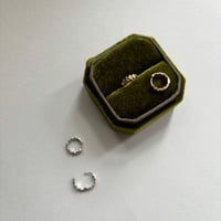 Leaf Hoop Pierce / silver925