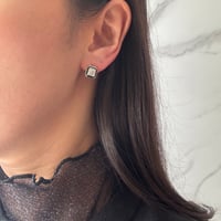 Square Blackline pierce / silver925
