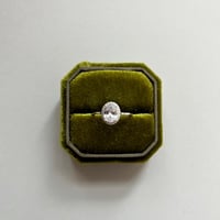 Oval bijou ring / silver925