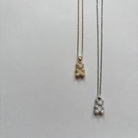 Kira Kira bear necklace / stainless