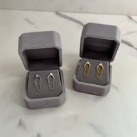 Triangle link pierce / silver925