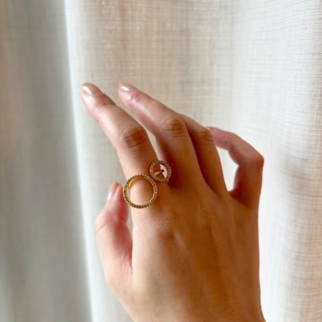 Circle design Ring / stainless