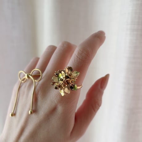 Flower garden ring / stainless