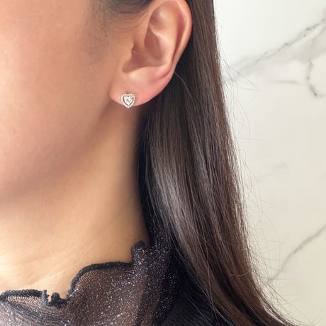 Petit heart pierce / silver925