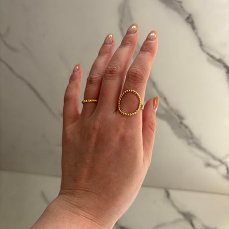 Round design ring / stainless