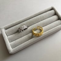 Lumina layered ring / silver925