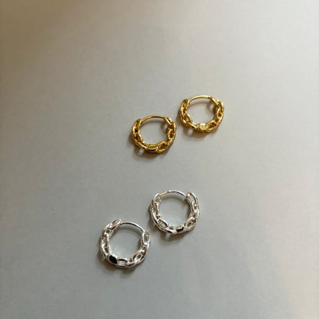 Chain hoop pierce / stainless