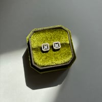 Square bijou Pierce / silver925