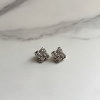 Cross square pierce / silver925