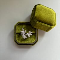 Leaf design ring / silver925