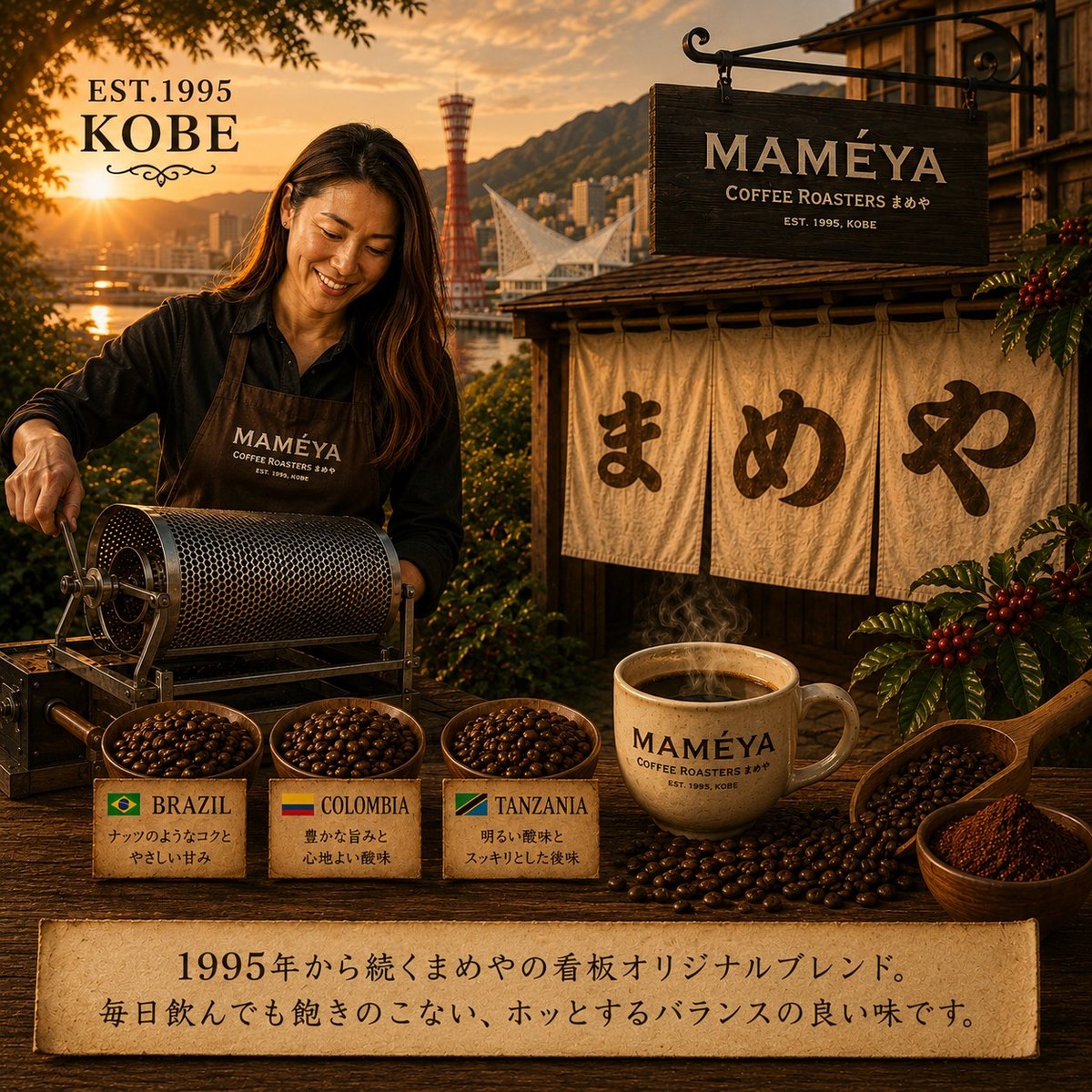 まめやブレンド 200g | まめや Coffee Roasters