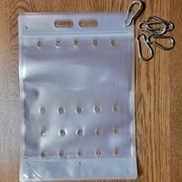 ストリンガー袋５セット（カラビナ付き）