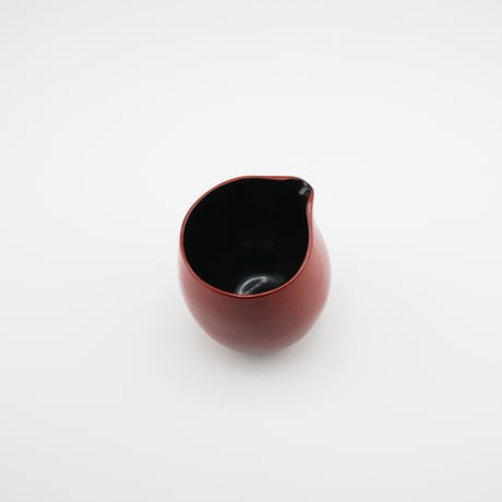 瓢箪ミニ片口　朱