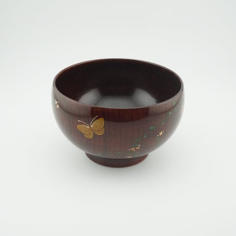 お椀　蝶唐草