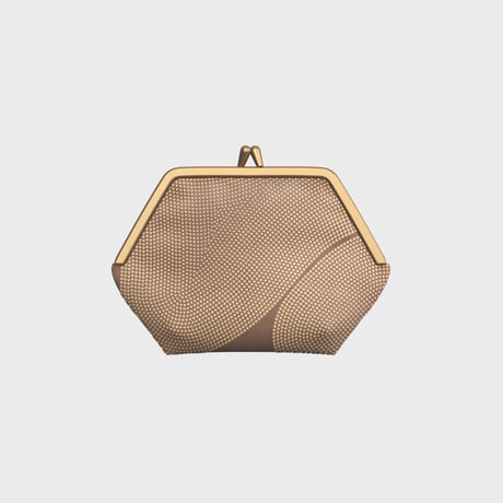 Clasp hexagon pouch (Cell - Partridge)