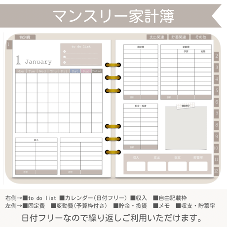 デジタル家計簿　caramel
